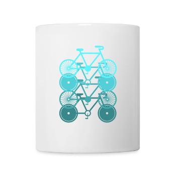 Racing bike bike racing cyclist bike France tour - Mug - white - Front