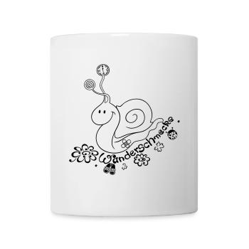 Wandern, Schnecke, hiking, snail - Tasse - Weiß - Vorne