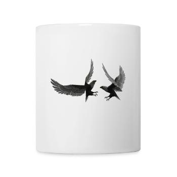 Tanzen der Falken in Flugpose - Tasse - Weiß - Vorne