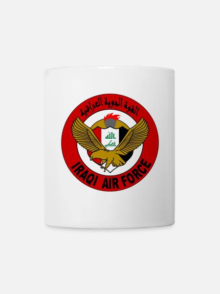 Armée de l'air irakienne armée de l'air irakienne Fliegerabzeichen - Mug blanc - blanc