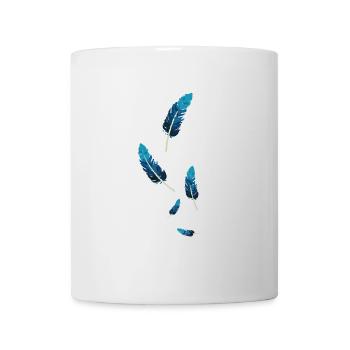 Federn - Tasse - Weiß - Vorne