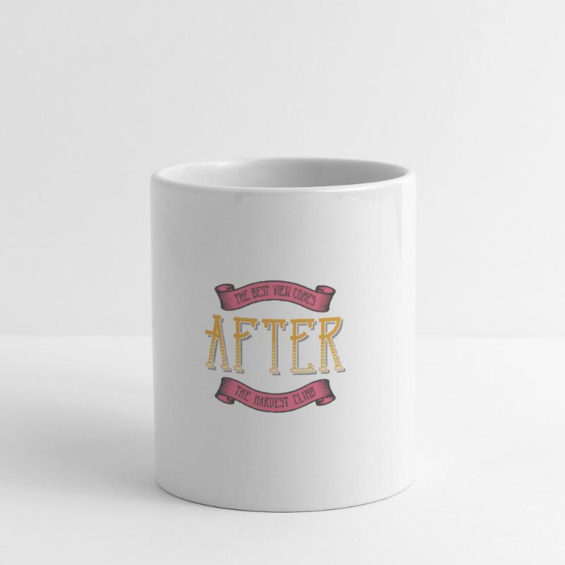 Montée difficile Mug blanc