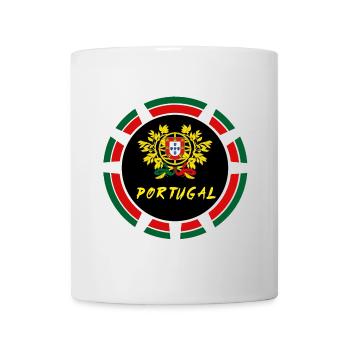Portugal Coat of Arms County / Lisbon Porto Angola - Mug - white - Front