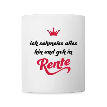 ruhestand - Tasse - Weiß - Vorne
