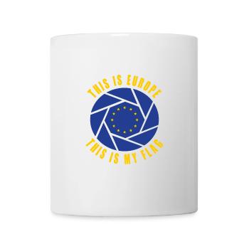 Europe Design / Flag European Brussels - Mug - white - Front