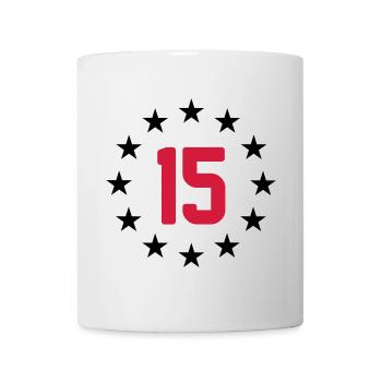 15 ans - Mug blanc - blanc - Devant