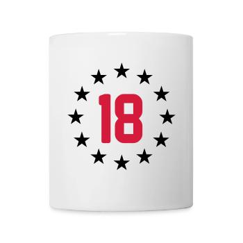 18 jahre - Tasse - Weiß - Vorne