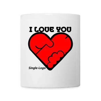 ICH LIEBE DICH - Mug - white - Front
