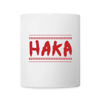 Maori Haka - Geschenkidee - Tasse - Weiß - Vorne