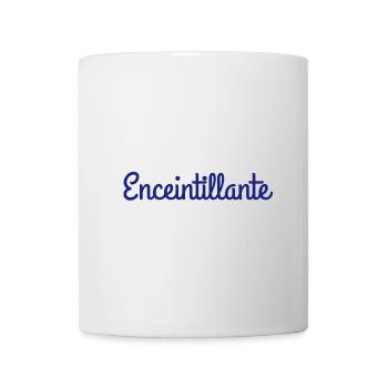 Enceintillante - Mug blanc - blanc - Devant