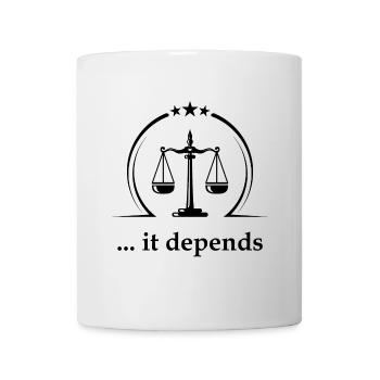 Lawyer court lawyer law law student gift - Mug - white - Front