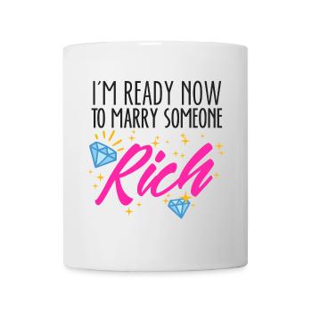Marriage wedding engagement marriage proposal saying - Mug - white - Front