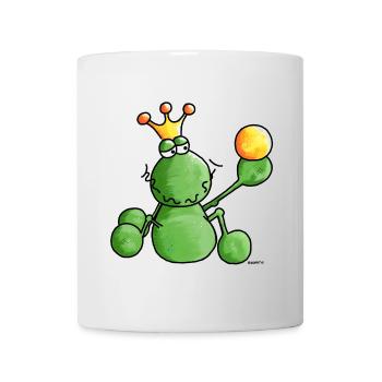 Funny Frog King - Frogs - Amphibian - Mug - white - Front