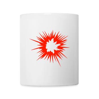 Explosion Stern Flamme - Tasse - Weiß - Vorne