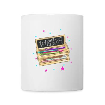 Dossier étudiant pour la scolarisation - Mug blanc - blanc - Devant