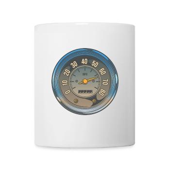 Motorcycle speedometer - Mug - white - Front