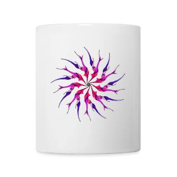 Rad des Lebens - Tasse - Weiß - Vorne