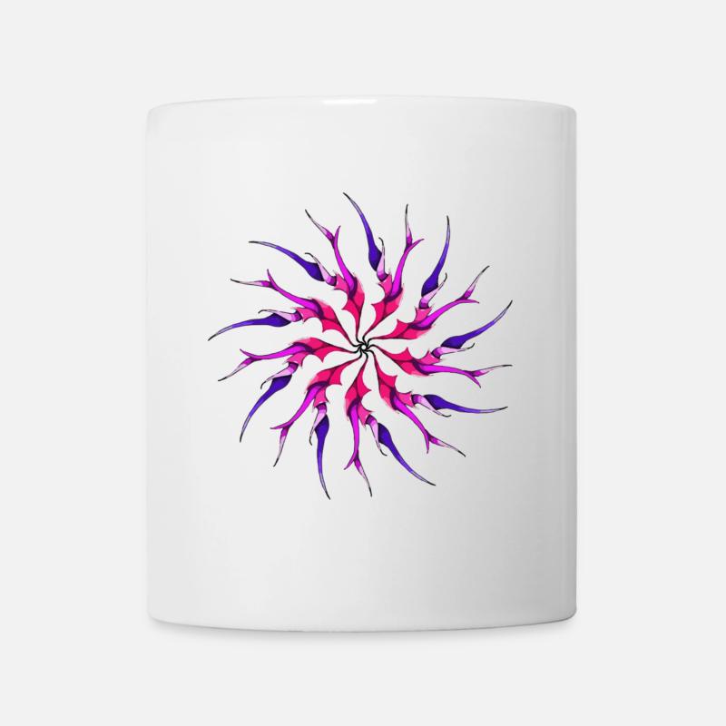 Rad des Lebens - Tasse - Weiß