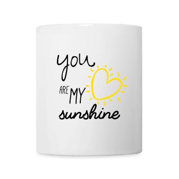 Partnerlook Mutter Tochter My Sunshine Mutter - Tasse - Weiß - Vorne