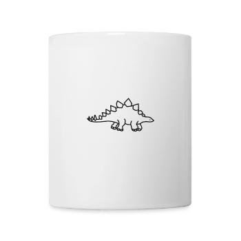 Dinosaurier - Tasse - Weiß - Vorne