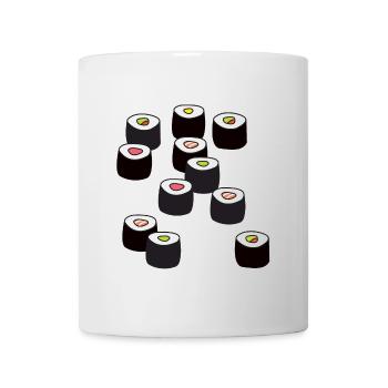 Sushi - Mug blanc - blanc - Devant
