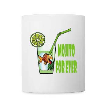 Mojito und Goldfisch - Tasse - Weiß - Vorne
