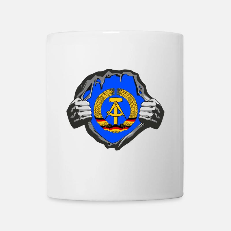 DDR Brust / Geschenk Ostdeutschland Osten Berlin - Tasse - Weiß