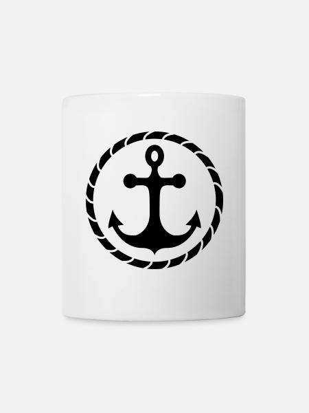 Anker - Tasse - Weiß