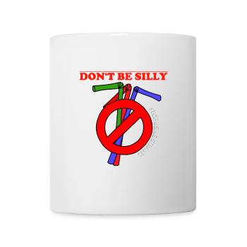 Stop using plastic straws - Tasse - Weiß - Vorne