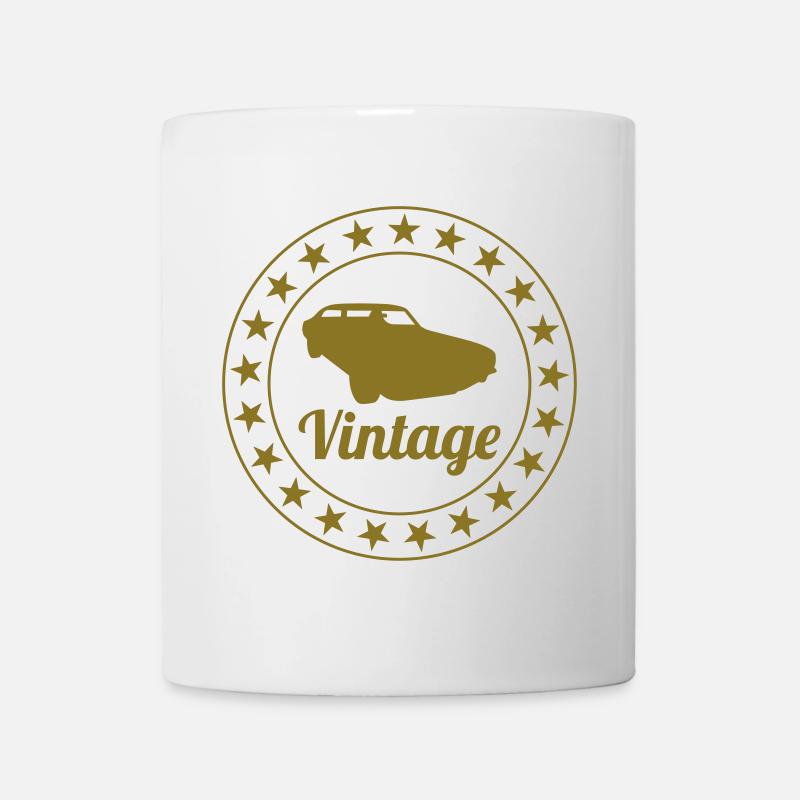 Vintage - Mug blanc - blanc