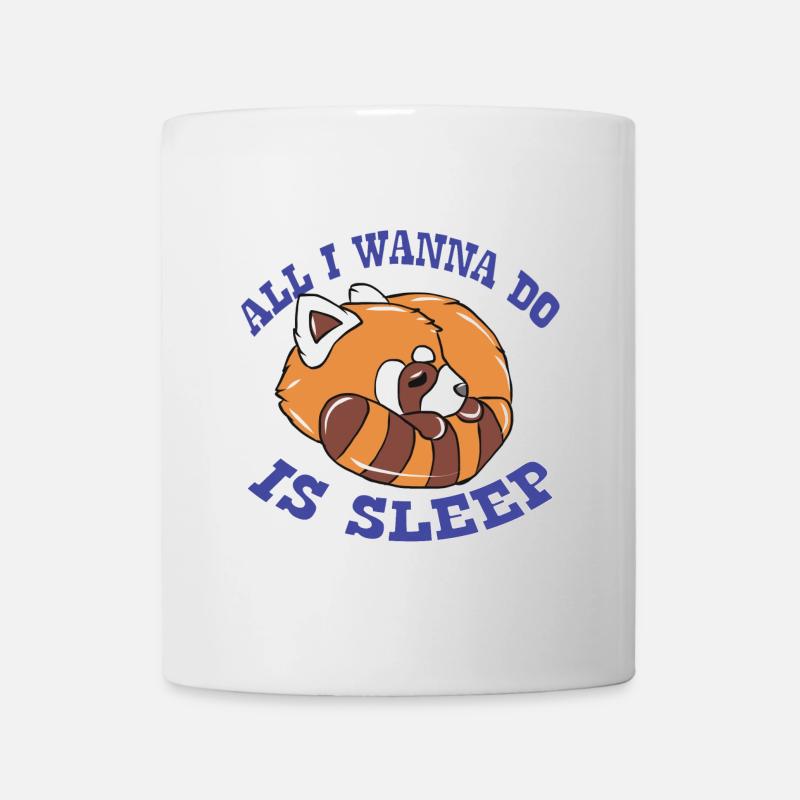 Roter Panda - Tasse - Weiß