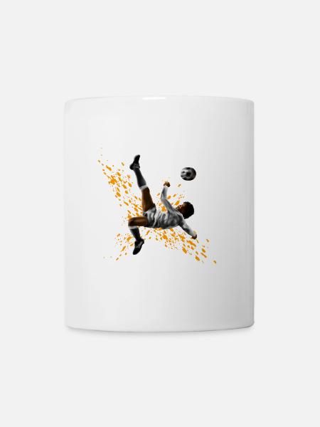 Fußball - Tasse - Weiß