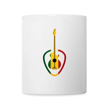 Rastafarian-tone guitar - Mug - white - Front