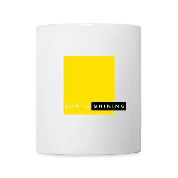 sun is shining - Tasse - Weiß - Vorne