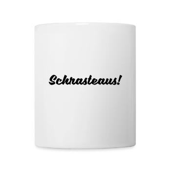 Ich Raste Aus auf Sächsisch Sachsen Ossi Geschenk - Tasse - Weiß - Vorne