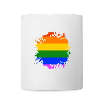 LGBT Spot Gay Pride Rainbow CSD - Mug - white - Front