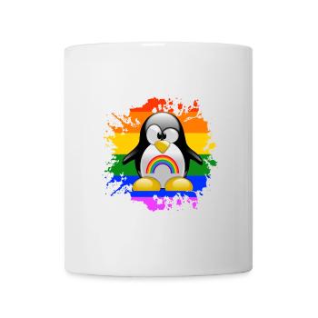 Arc-en-ciel de la fierté gaie LGBT CSD CSD - Mug blanc - blanc - Devant