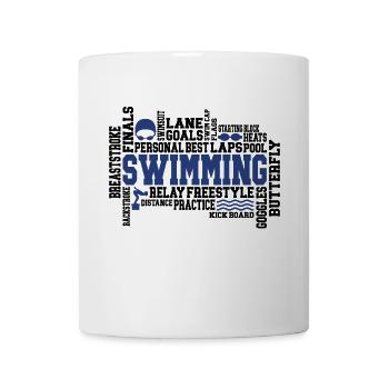 Swimming gift for swimmers and coaches - Mug - white - Front