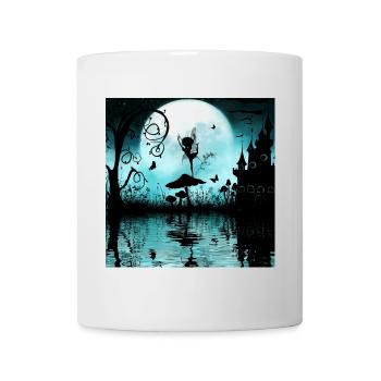 Dancing at night, cute fairy. - Mug - white - Front