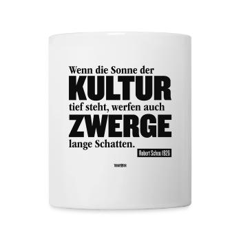 Kultur-Zwerge - Tasse - Weiß - Vorne