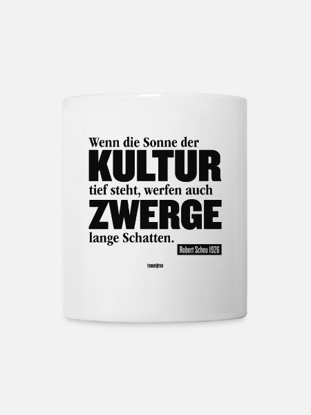 Kultur-Zwerge - Tasse - Weiß