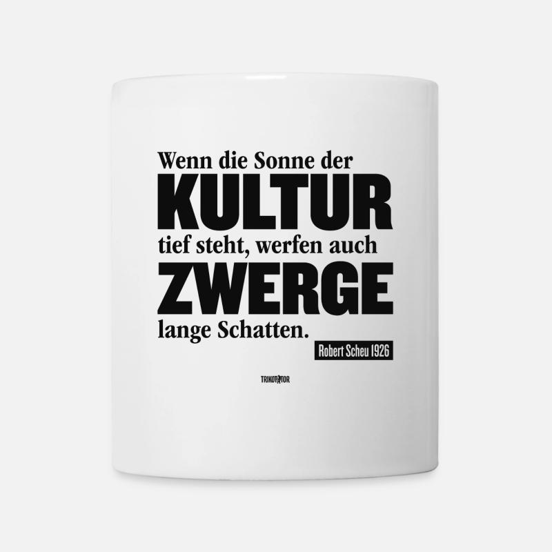 Kultur-Zwerge - Tasse - Weiß