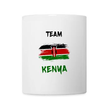 Team Kenia / Kenya Geschenk Afrika Nairobi - Tasse - Weiß - Vorne