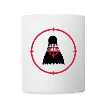 Badminton - Tasse - Weiß - Vorne
