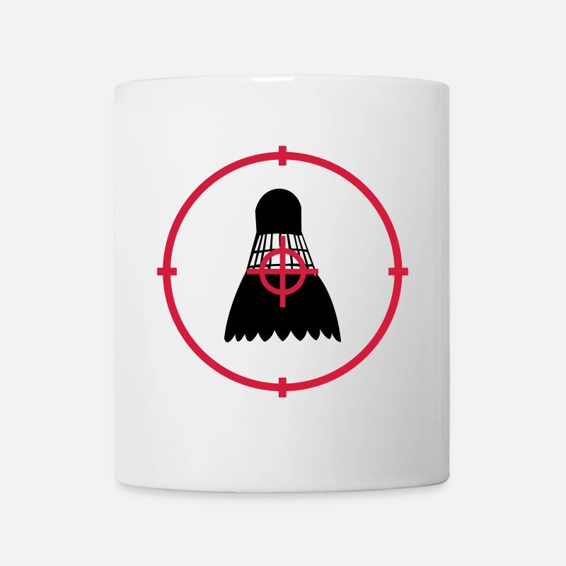 Badminton - Tasse - Weiß