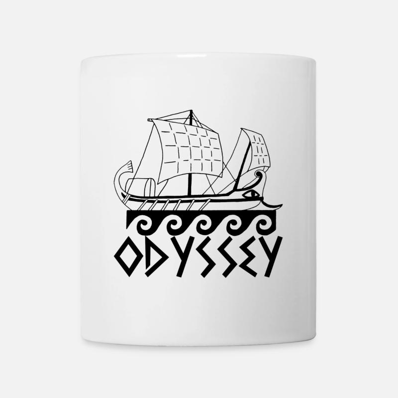 Boat and odyssey - Mug - white
