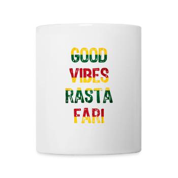 Gute Vibes Rasta Fari - Tasse - Weiß - Vorne