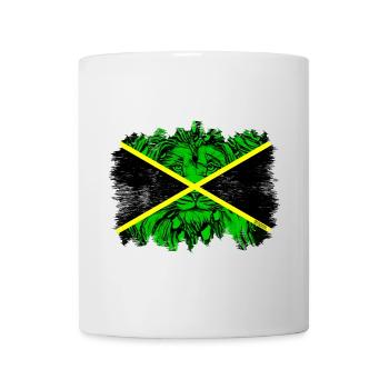 Neon Jamaica Jungle Flag - Mug - white - Front