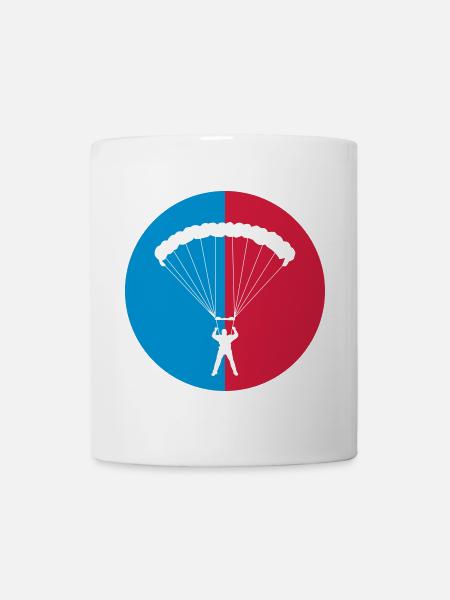 Skydiving - Tasse - Weiß