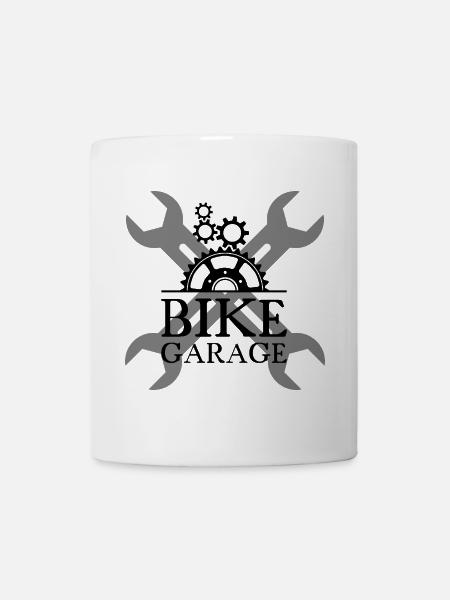 bike garage fahrrad schrauber Fahrrad Symbol - Tasse - Weiß